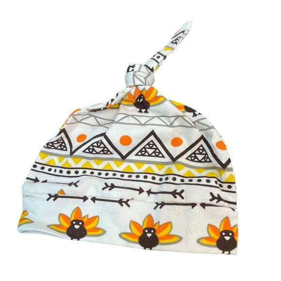 Thanksgiving Outfit Baby Sz 80 Leggings 1 Piece Cap Turkey Beanie Baby Lot of 4 - Picture 9 of 12